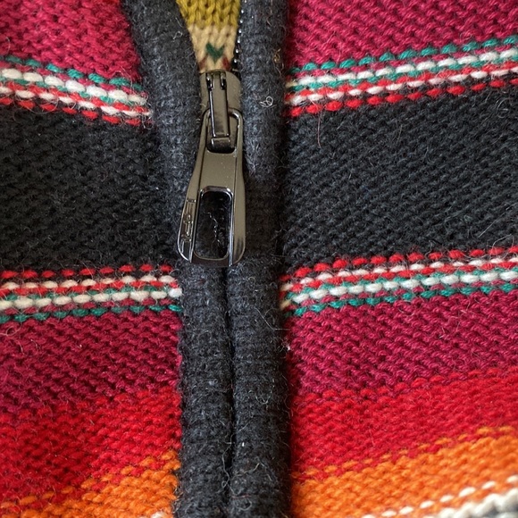 Ralph Lauren Full Zip Pockets Wool CottonStretch Hooded Poncho Never Used - Picture 7 of 15